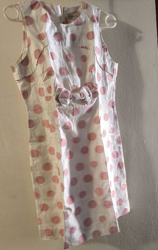 Vestido Purificación García - Rojo y Blanco - Tall