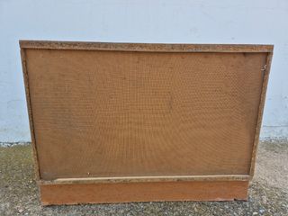 Cassettiera in legno a 3 cassetti - beige