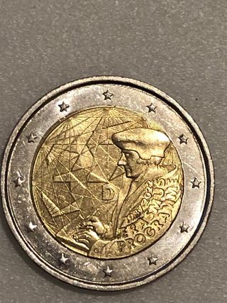 2€ moneda Erasmus programme