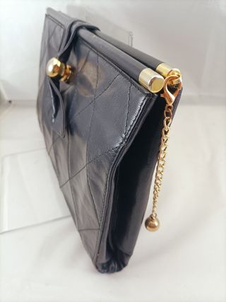 Pochette vintage nera anni '80