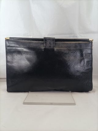 Pochette vintage nera anni '80