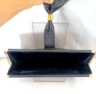 Pochette vintage nera anni '80