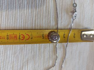 Collana ciondolo argento viola