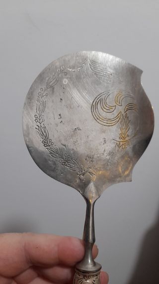 Paletta gelato vintage argento