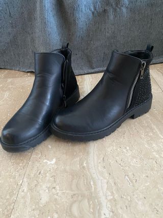 Botines negros de niña Crescendo  talla 34