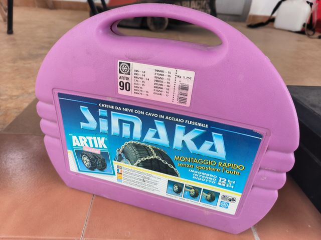 2 juegos de cadenas nieve Simaka Artik 90