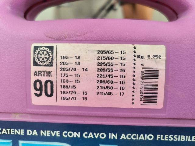 2 juegos de cadenas nieve Simaka Artik 90