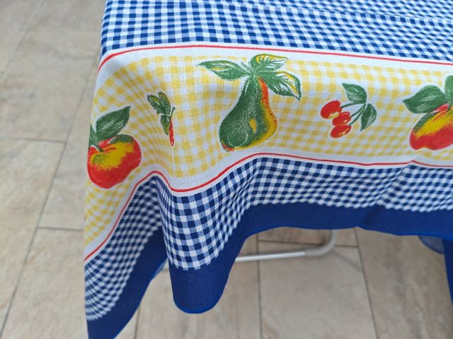 Mantel cocina - Azul y Amarillo