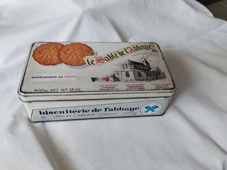 Caja galletas vintage Le Sable de l'Abbaye