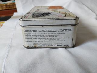 Caja galletas vintage Le Sable de l'Abbaye