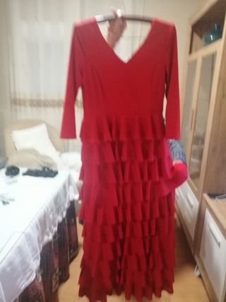 Traje Flamenca Amarillo - 2 unid.