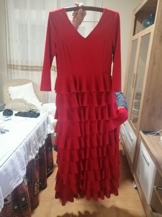 Traje Flamenca Amarillo - 2 unid.