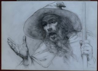JOAN CASTEJON DIBUJO ORIGINAL SERIE ARTUR BALDER 