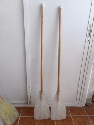 Pack 2 Remos Madera Kayak Barco 
