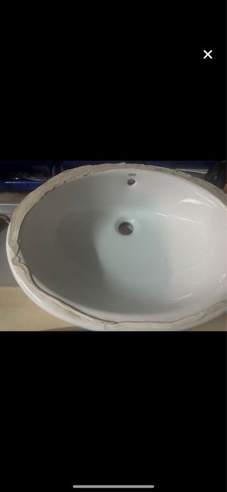 Lavabo porcelana blanco