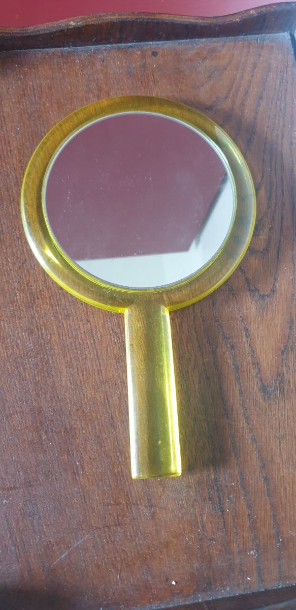 Specchio Janeke vintage giallo