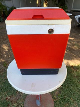 Nevera eléctrico 12v para el coche, vintage 