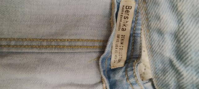 Mono corto vaquero azul - niña