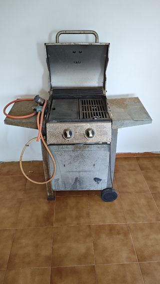 Barbacoa gas NOK 2 fuegos