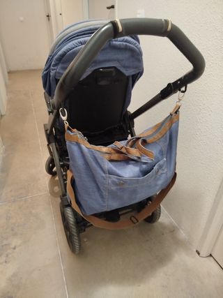 Carro bebé 3 piezas Denim