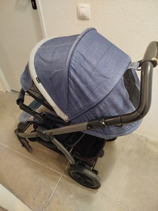 Carro bebé 3 piezas Denim