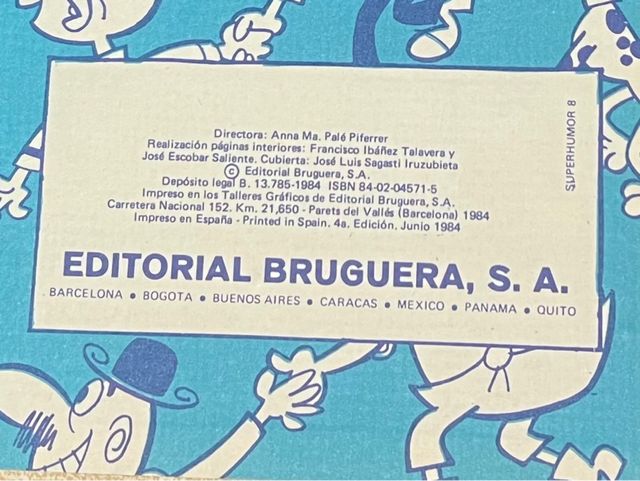 Super Humor número 8 Mortadelo y Filemón