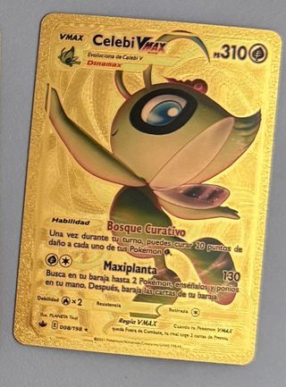Cartas Pokemon Doradas VMAX - 9 unid.