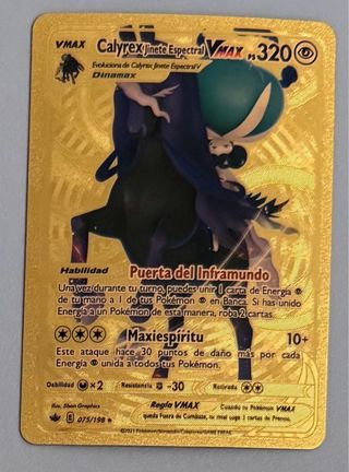 Cartas Pokemon Doradas VMAX - 9 unid.