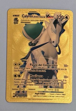 Cartas Pokemon Doradas VMAX - 9 unid.