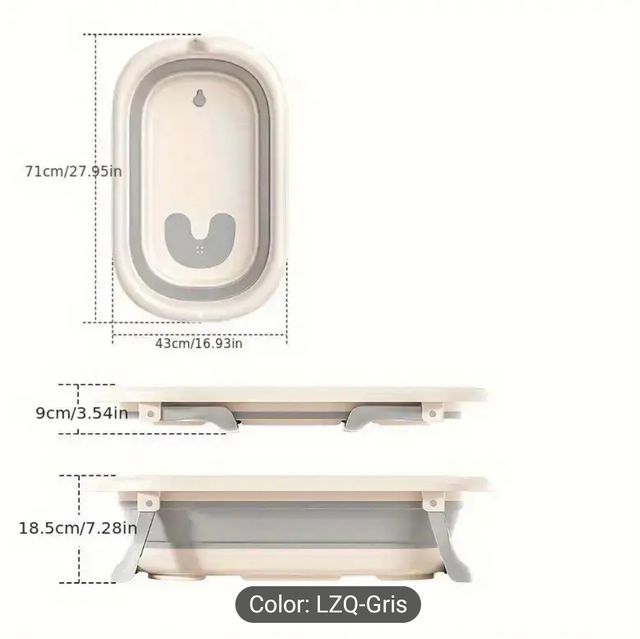 Bañera Bebé Plegable