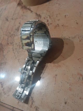 Reloj Naranja y Plata