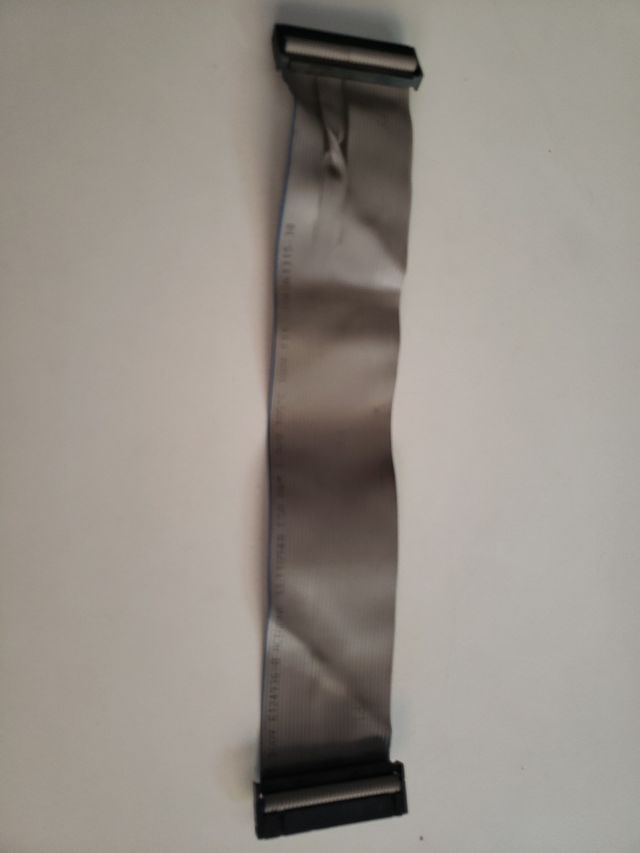 15-Cable IDE 34 pines de 2 tomas cruzado corto