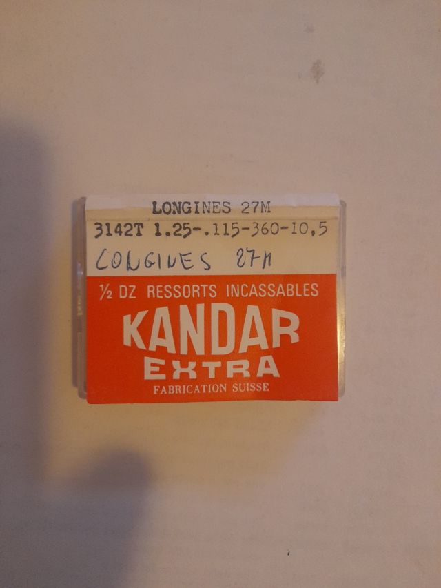Longines 27M molla carica Kandar Extra