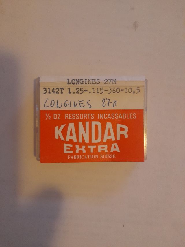 Longines 27M molla carica Kandar Extra