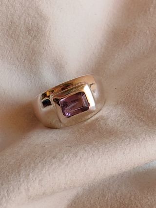 Anillo plata | Amatista