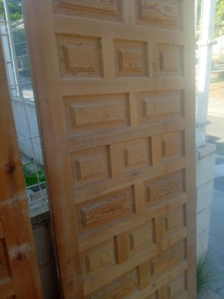 2 Puertas Madera Estilo Castellano
