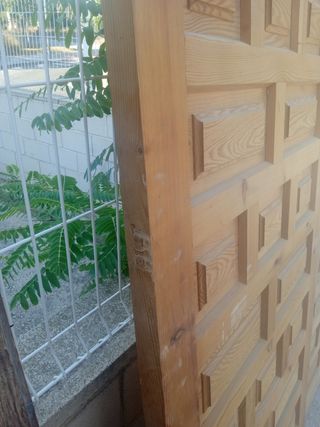 2 Puertas Madera Estilo Castellano