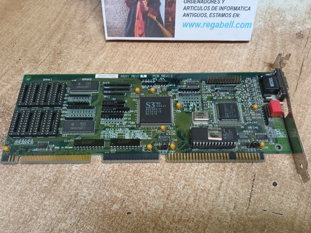 TARJETA GRAFICA VGA VESA "S3 86C805-P, ISA