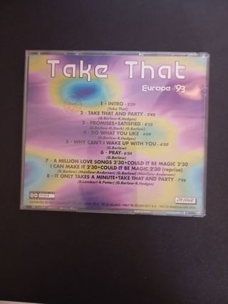 Take That - Europe 93 - CD Compilation