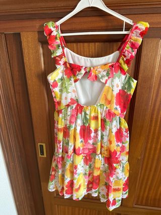 Vestido floral niña verano T12