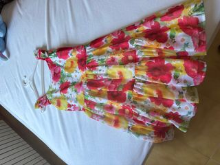 Vestido floral niña verano T12