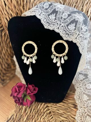 Pendientes fiesta, flamenca, invitada, rociera