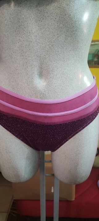 Costume mare glitter viola tg 44