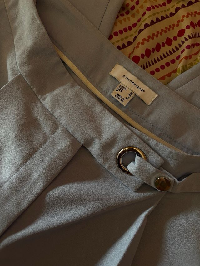 Pantalones anchos azules