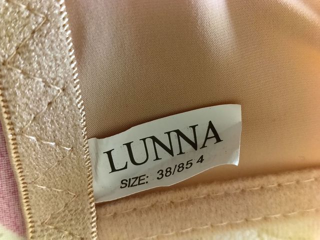 Reggiseno pizzo beige