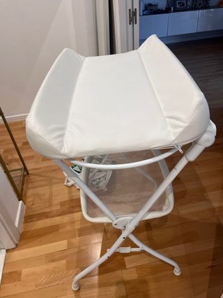Bañera bebé plegable blanca