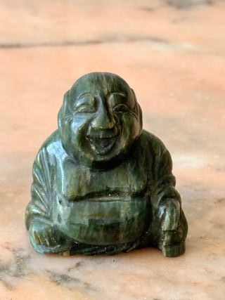 2 figuras piedra: Elefante & Buda