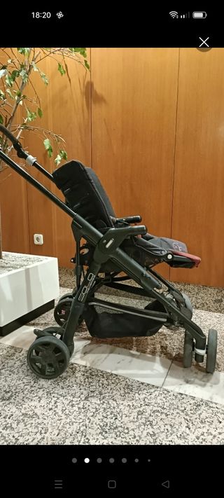 Silla paseo plegable Jane roja