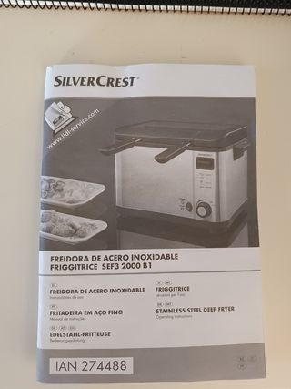 Freidora acero inoxidable SilverCrest