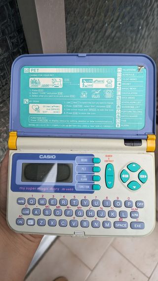 Casio JD-6600 Agenda mágica Y2k retro